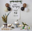 タペストリー ハッピーバースデイ 写真スタジオ 森の赤ちゃんの誕生日 パーティー 写真 背景セット デコレーション 背景宴会