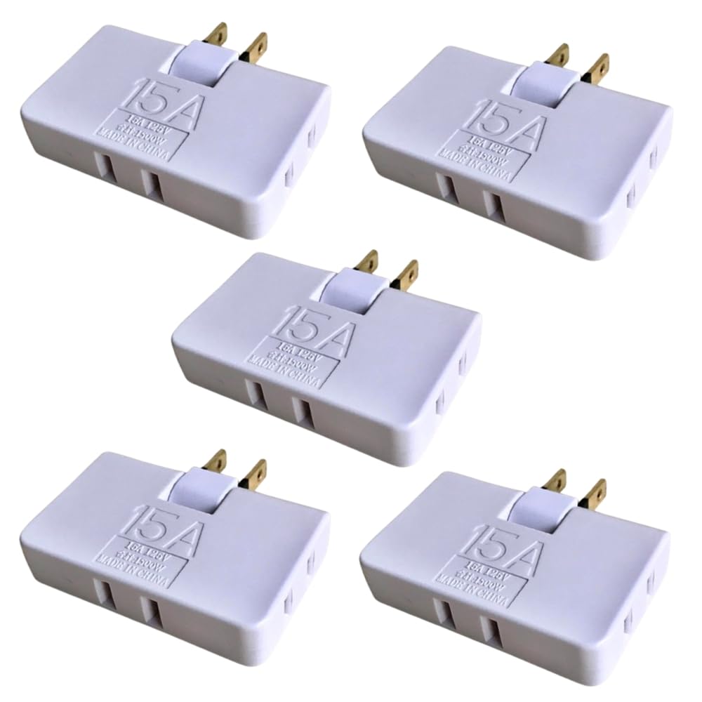 コーナータップ ホワイト 3個口(5個) 武田コーポレーション トラッキング火災予防カバー付き 屋内専用 ..