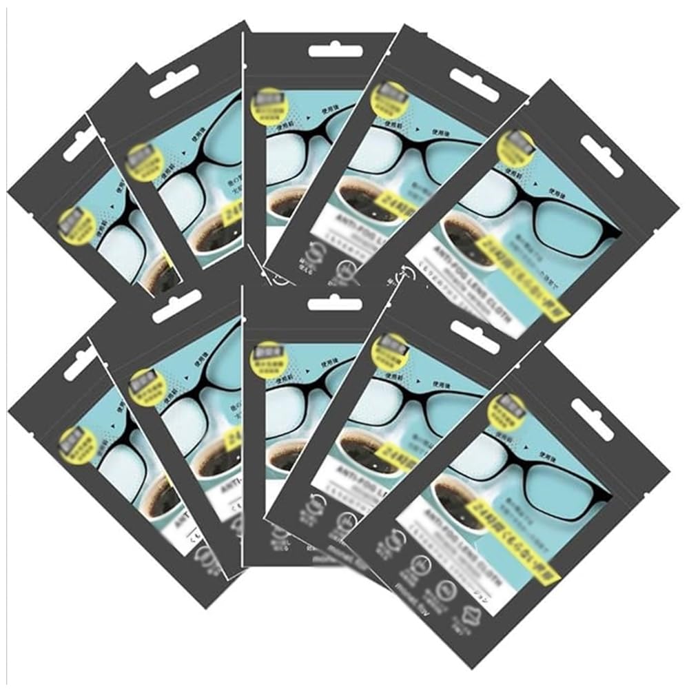 眼鏡 曇り止め メガネ拭き 10個セット 眼鏡拭き メガネ くもり止め メガネ 曇り止め めがねのくもり止め 24時間効果続く 700回繰り返し使える