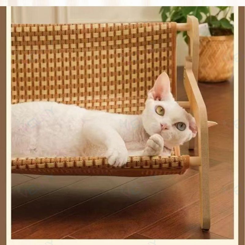 ペットベッド ハンモック 猫 ソファ キャットチェア キャットチェア ベッド 猫爪と...