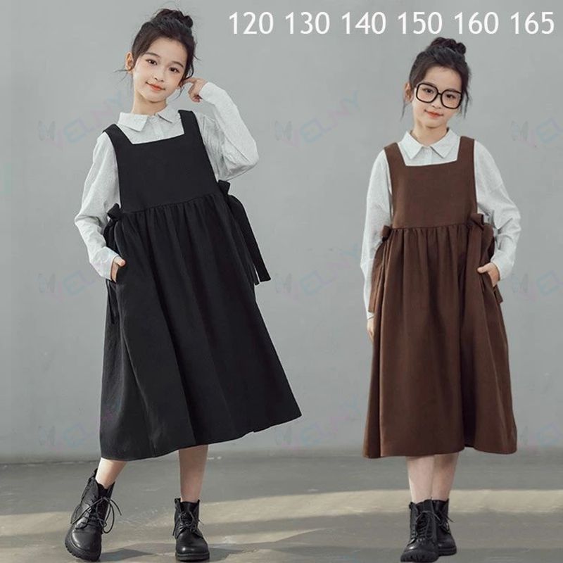 商品詳細商品内容　女の子 サロペットスカート ジュニア 普段着 つりスカート 姉妹 スカート ロング丈 ジャンパースカート　 生地　ポリエステル100サイズ120cm 丈80cm バスト80cm130cm 丈86cm バスト84cm140cm 丈92cm バスト88cm150cm 丈98cm バスト92cm160cm 丈104cm バスト96cm165cm 丈110cm バスト100cm※平置き採寸になります。実際のサイズとは+-1~3cm誤差が出る場合がございますので、参考サイズとしてご覧ください。 カラー写真通り注意事項