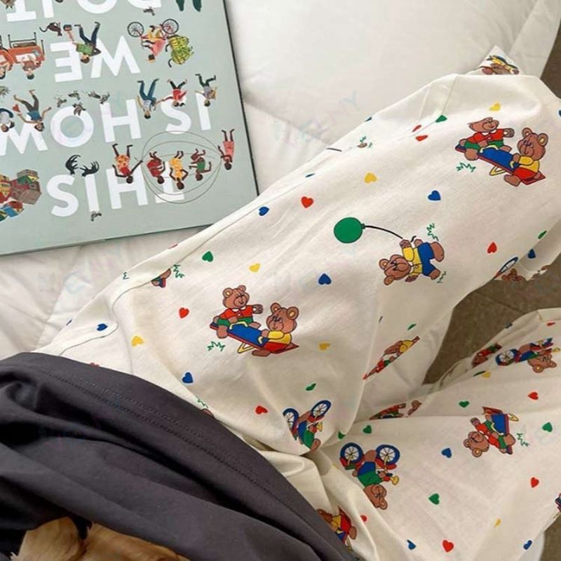 ルームウェア レディース 可愛い パンツ 夏 部屋着 ボトムス ズボン パンツ ルーム...