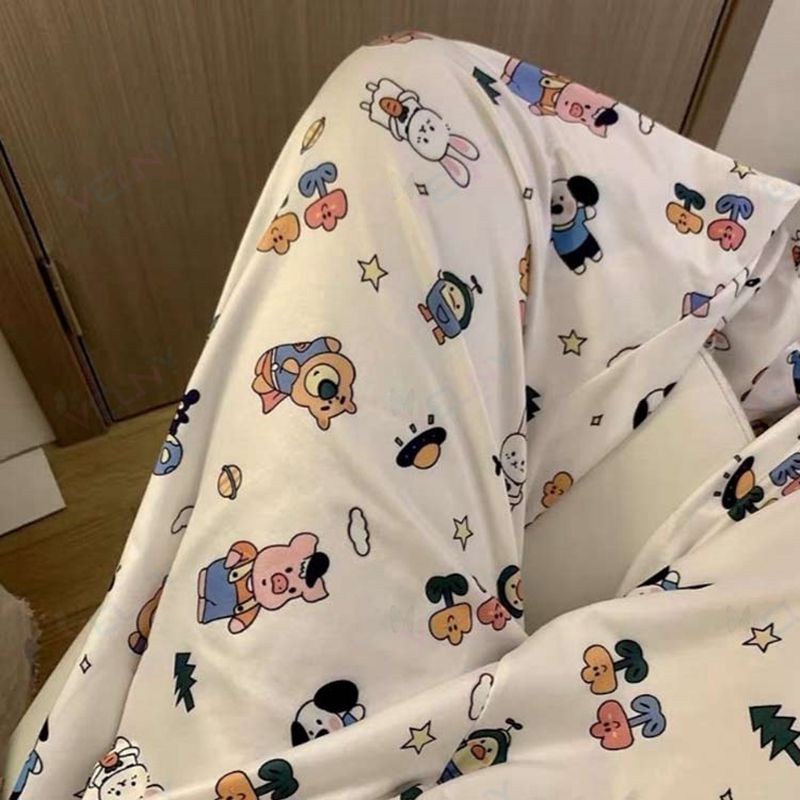 ルームウェア レディース 可愛い パンツ 夏 部屋着 ボトムス ズボン パンツ ルーム...