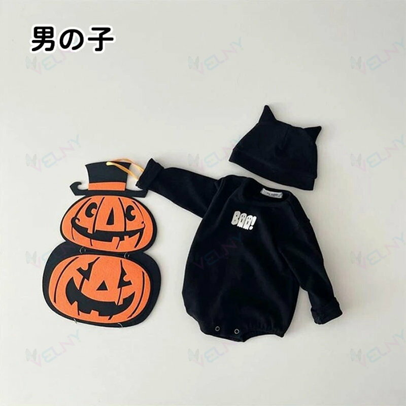 ハロウィン コスプレ 子供 ベビー ロンパース 可愛い 男の子 女の子 コウモリ ハロウィン ハロウィーン 衣装 仮装 帽子付き 子供 ワンピース コスプレ こうもり 動物 演出服 ホラー キッズ 子供服 コスチューム キャラクター 子供用コスプレ 仮装 コスプレ衣装 velny-10042993 Velny サンプル画像2