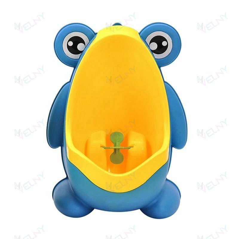 Velnyの送料無料 おまる トイレトレーニング 小便器 ベビー用品 赤ちゃん 男の子 おしっこトレーニング 子ども用トイレ 取り外し可能 壁掛け トイレ練習 カエル かわいい 男児立ち小便器練習｜アングル2