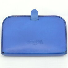【ペローニ正規輸入品】イタリア・フィレンツェ直輸入総ヌメ革ハンドメイドコインケースPeroni1428BLightBlueGolddecoration#15/ライトブルーゴールドデコレーション#15
