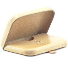 【ペローニ正規輸入品】イタリア・フィレンツェ直輸入総ヌメ革ハンドメイドコインケースPeroni1428NaturalGolddecoration#15/ナチュラルゴールドデコレーション#15