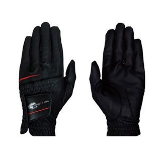 【LEZAX/レザックス】合成皮革グローブ (ブラック) GUGL-5651 Golf U.S.A 【Mサイズ】【左手用】 2