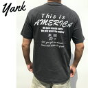 新作 【yank（ヤンク）】This is America プリントTシャツ【アッシュブラック 黒】【S/M/L/XL】 USA 西海岸 アメカジ サーフ Childish Gambino