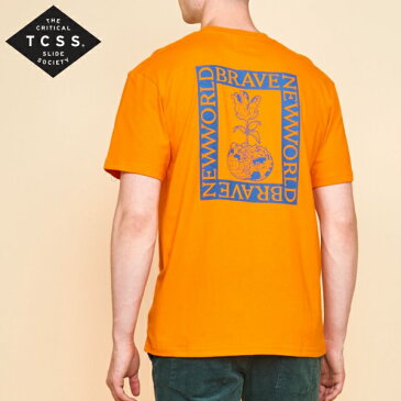 新作【あす楽】TCSS プリントTシャツ【ORANGE/オレンジ】アメカジ サーフ 西海岸【M/L/XL】TE18256