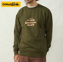 【SALE】新作【あす楽】TCSS クルースウェット【カーキ/khaki/緑】アメカジ サーフ 西海岸【M/L/XL】FC1899 MINDLESS CREW