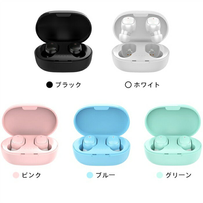 VENDERのワイヤレスイヤホン Bluetoothイヤホン 左右分離型 ブルートゥース イヤホン 両耳 片耳 コードレスイヤホン 高音質 iphone Android 通話 音量調整 Siri対応 自動ペアリング 長時間 コンパクト スポーツ テレワーク ぽっきり｜アングル2