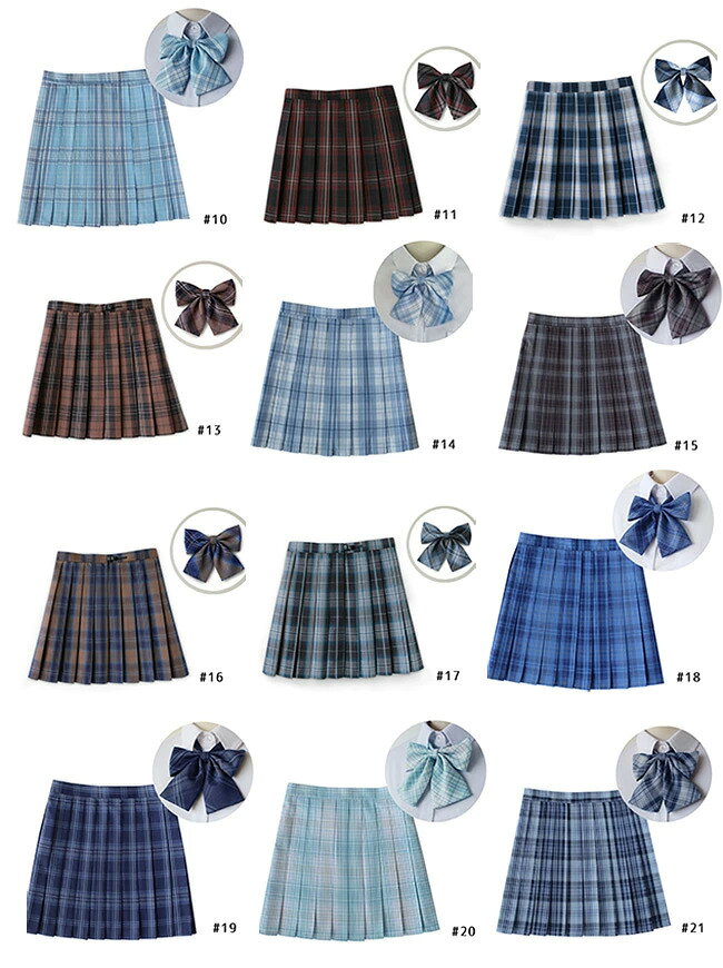制服 スカート チェック スクール スカート チェック柄 プリーツスカート レディー...