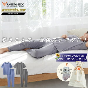 【公式】 VENEX リカバリーウェア 父の日 ギフトセット メンズ コンフォートクール M L XL 夏 通気性 ルームウエア 部屋着 回復 パジャマ 夏用 半ズボン 休養 快眠 疲労 ベネクス ベネックス