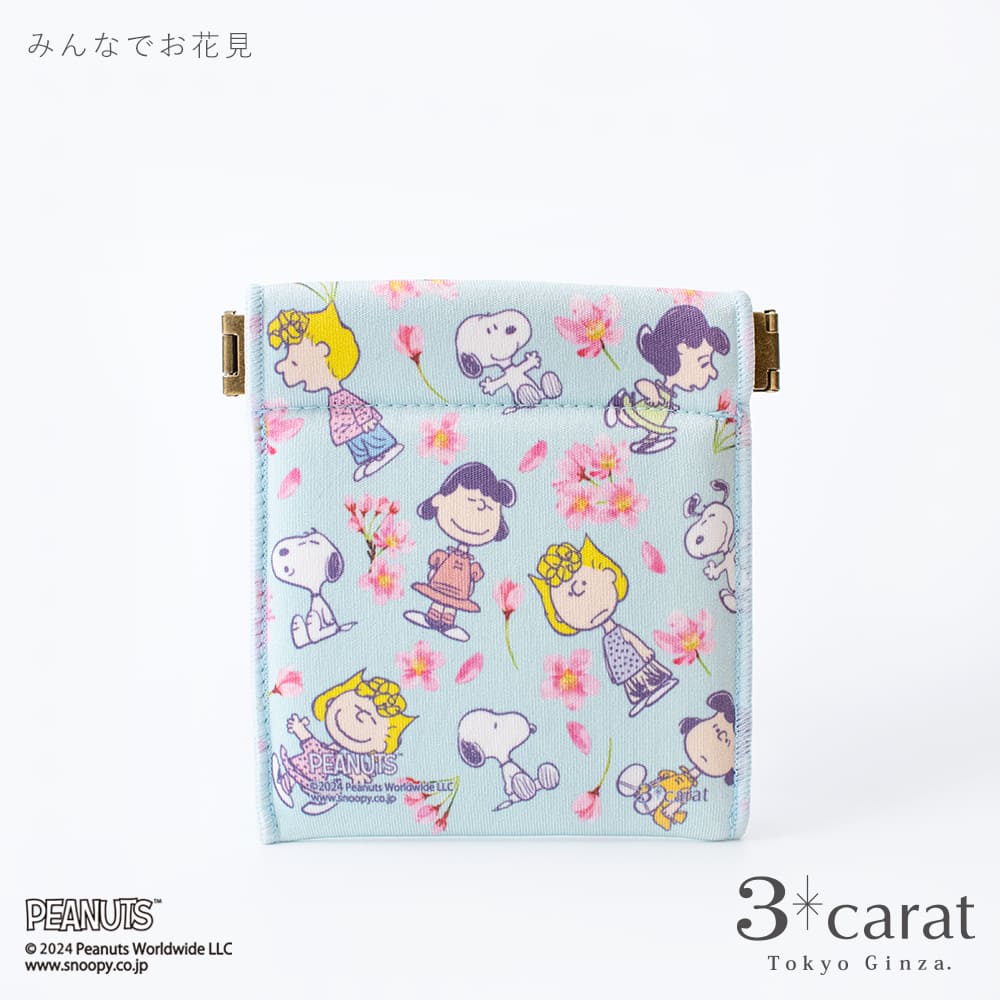 スヌーピー PEANUTS キャンディポーチ 桜シリーズ 春 さくら 飴入れ のど飴 ウッド...