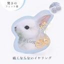 3carat ループフィット 痛くない 挟む イヤリング ノンホールピアス ダンブルウィード ゴールド ロング スイング ロジウム シンプル フープ ニッケルフ...