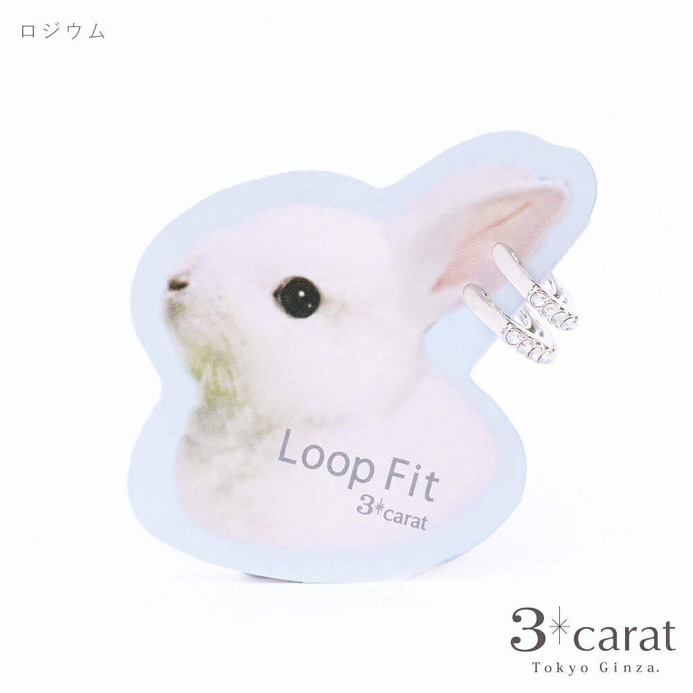 3carat ループフィット 痛くない 挟む イヤリング ノンホールピアス ゴールド ロジウム ピンクゴールド シンプル カラー フープ ニッケルフリー アレルギー対応 軽い 日本製 上品 人気 おしゃれ かわいい キラキラ きらきら レディース 女性 ギフト プレゼント venice-10004834 3carat(スリーカラット) サンプル画像3