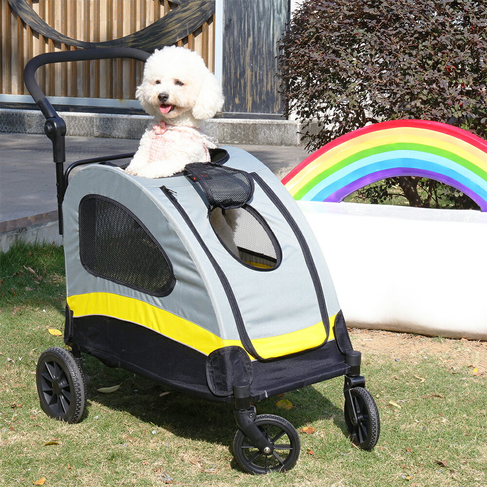 ペットカート 小型犬 ペットバギー 飛び出し防止 介護 移動 超小型犬 折りたたみ 耐荷重20kg 4輪 犬用おでかけ用品