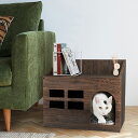 Wisfor 猫用ハウス 木製 隠れ家 2段ベッド 暖かい 猫の家 猫小屋 キャットハウス 冬 ドーム型ベッド 小型犬 犬小屋 室内 ボックス 防寒 2匹用 ド...
