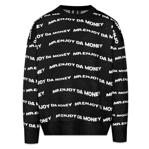 MR.ENJOY DA MONEY (M.E.D.M) / Wave Logo Sweater MR.ENJOY DA MONEY (M.E.D.M) / Wave Logo Sweater