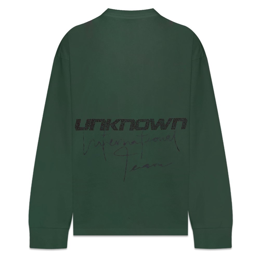 UNKNOWN LONDON / Uniform Rhinestone LS Tee