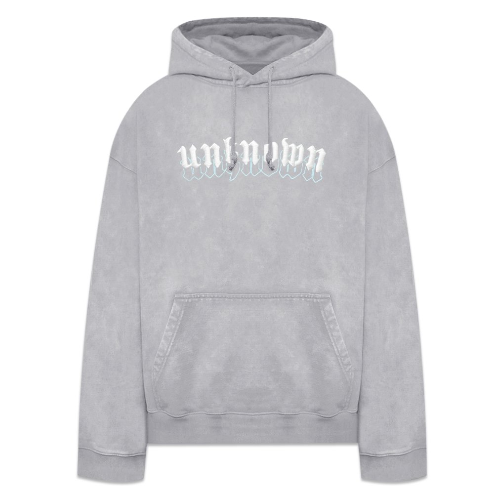 UNKNOWN LONDON / High Build Embroidery Logo Hoodie