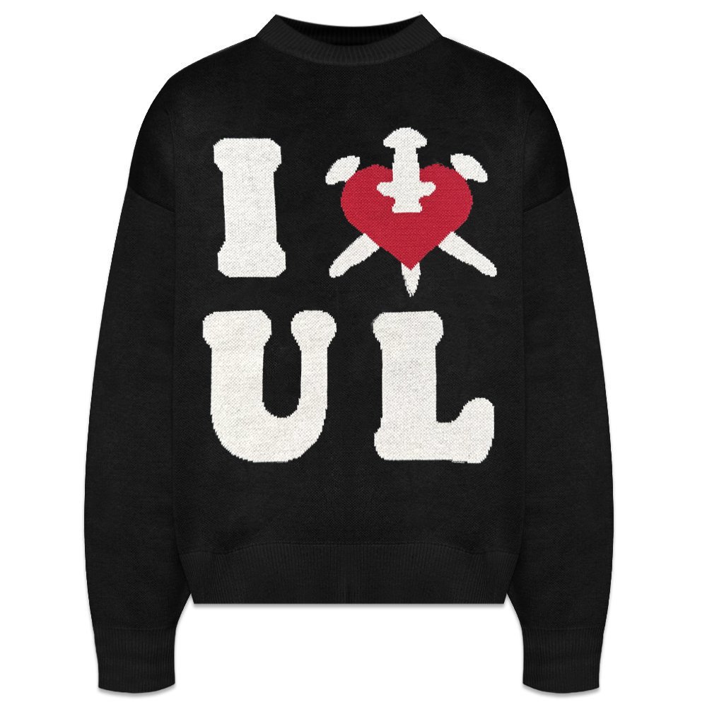UNKNOWN LONDON / I Luv UL Jacquard Knit