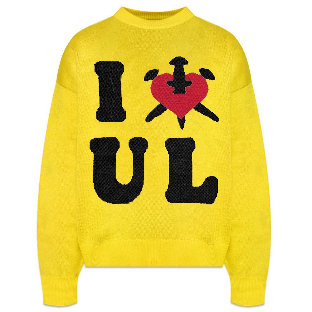 UNKNOWN LONDON / I Luv UL Jacquard Knit