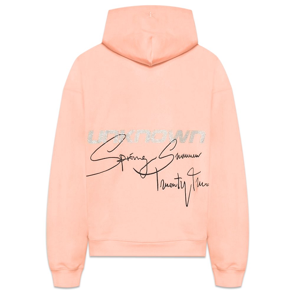 UNKNOWN LONDON / Signature Rhinestone Hoodie