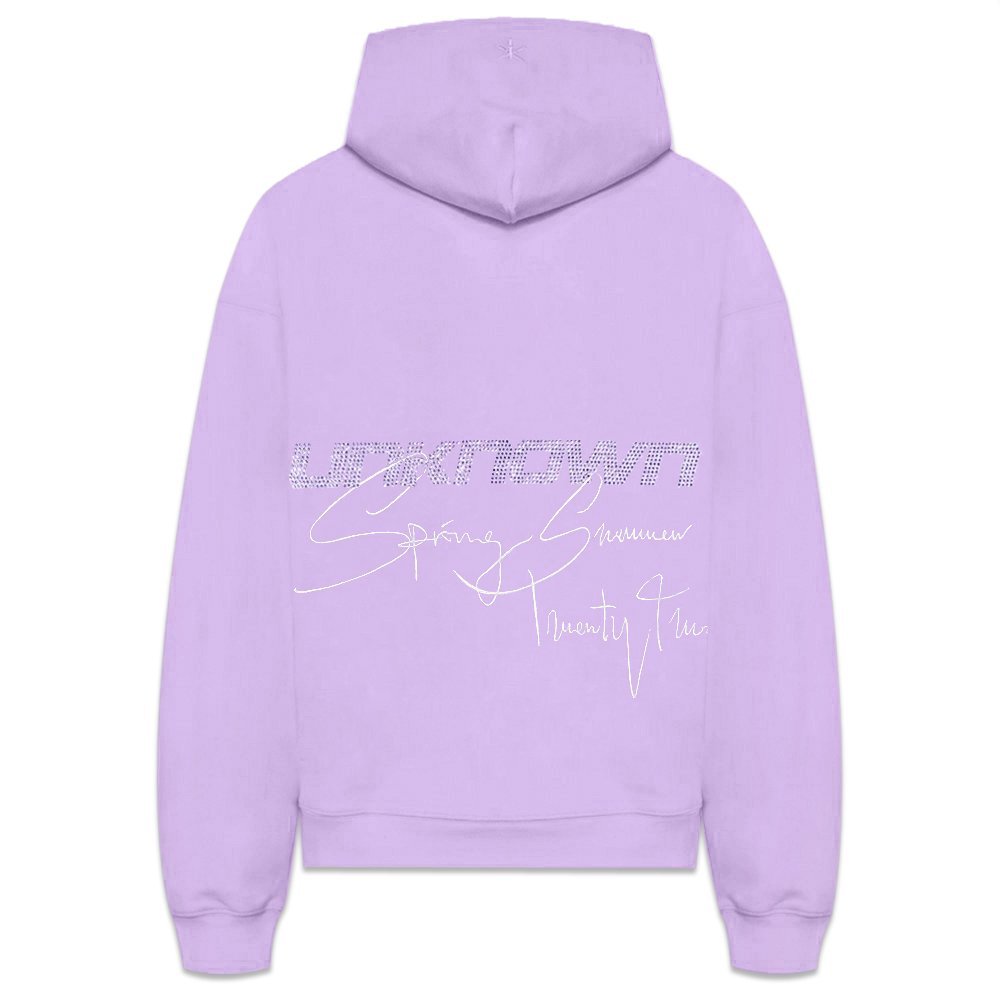 UNKNOWN LONDON / Signature Rhinestone Hoodie