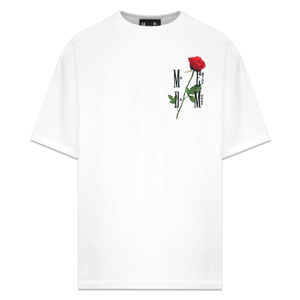 乐天商城 - MR.ENJOY DA MONEY (M.E.D.M) / MEDM Embroidery Rose Tee