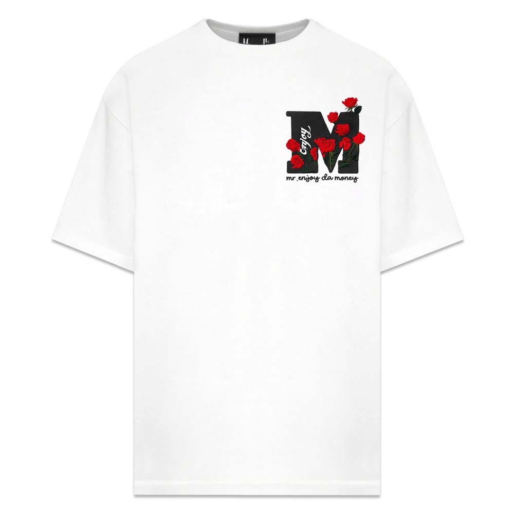 樂天商城 - MR.ENJOY DA MONEY (M.E.D.M) / MEDM Rose Embroidery Logo Tee