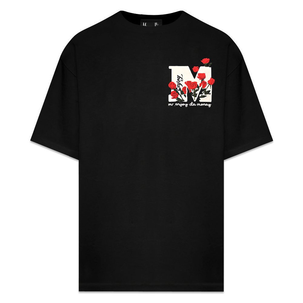乐天商城 - MR.ENJOY DA MONEY (M.E.D.M) / MEDM Rose Embroidery Logo Tee