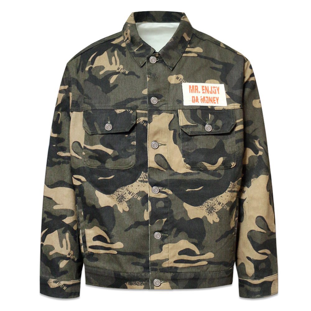 乐天商城 - MR.ENJOY DA MONEY (M.E.D.M) / MEDM Patch Camo Jacket
