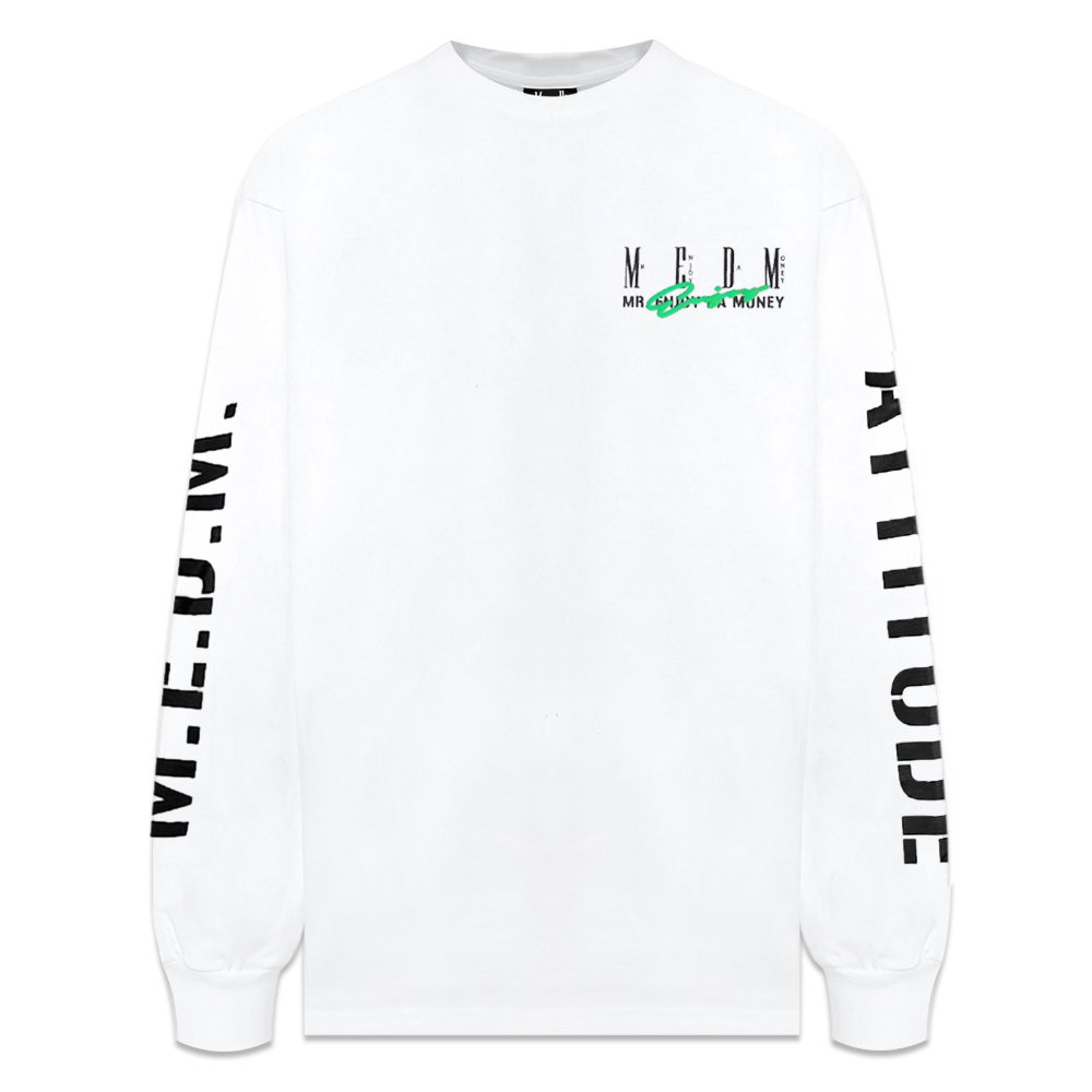 乐天商城 - MR.ENJOY DA MONEY (M.E.D.M) / MEDM Attitude LS Tee