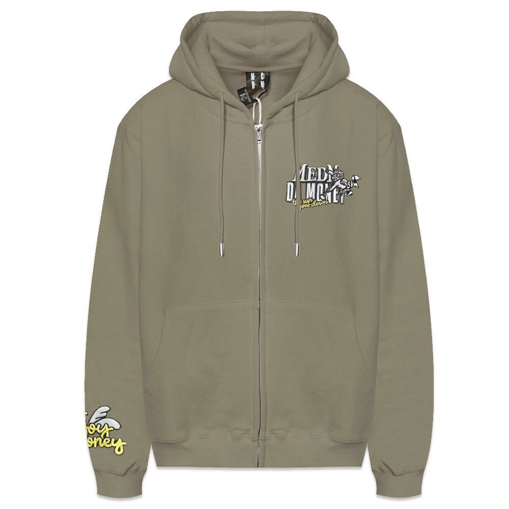 乐天商城 - MR.ENJOY DA MONEY (M.E.D.M) / MEDM Washed Angel Zip Hoodie