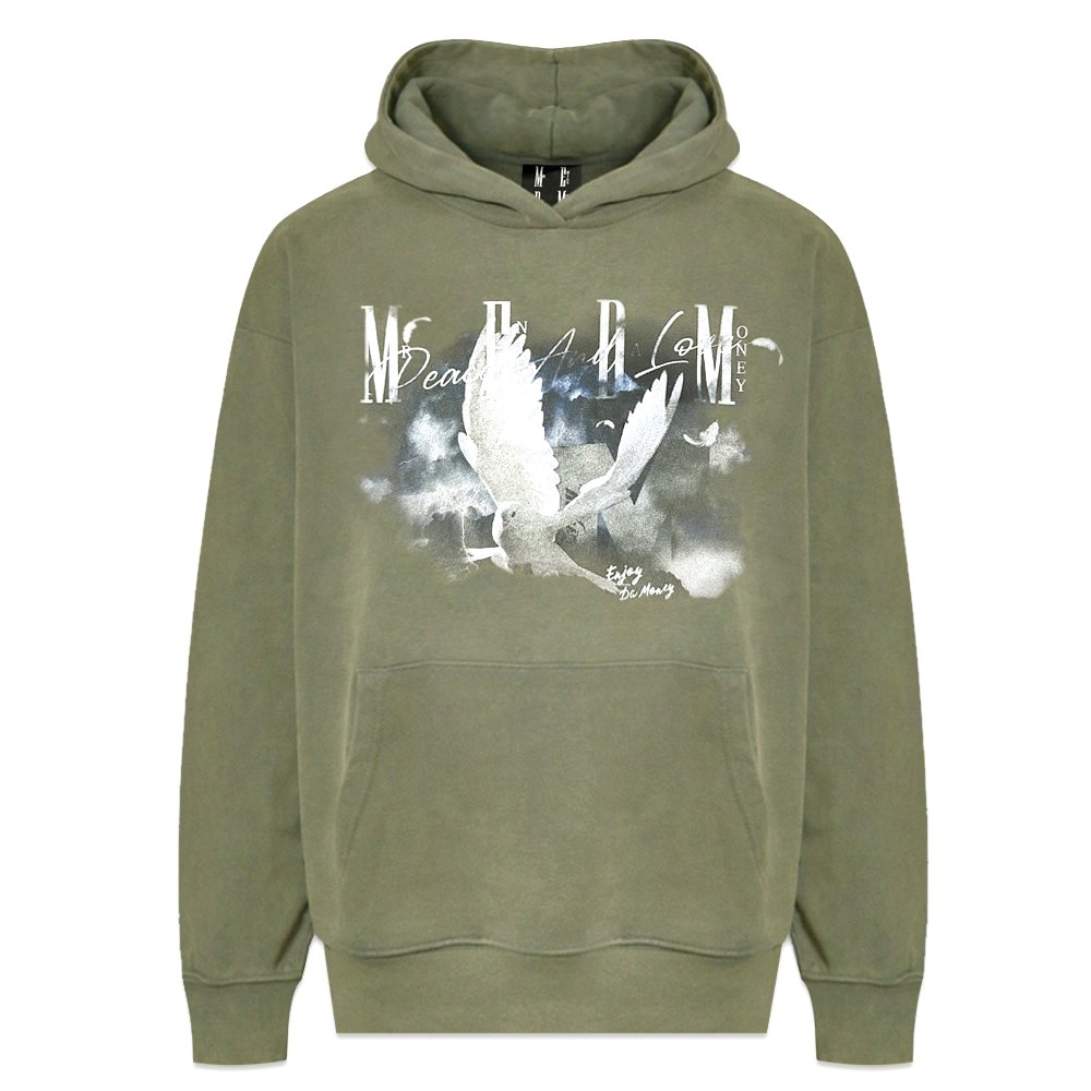 MR.ENJOY DA MONEY (M.E.D.M) / MEDM White Dove Print Hoodie