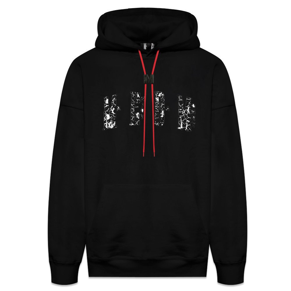 乐天商城 - MR.ENJOY DA MONEY (M.E.D.M) / MEDM Cracks Logo Hoodie