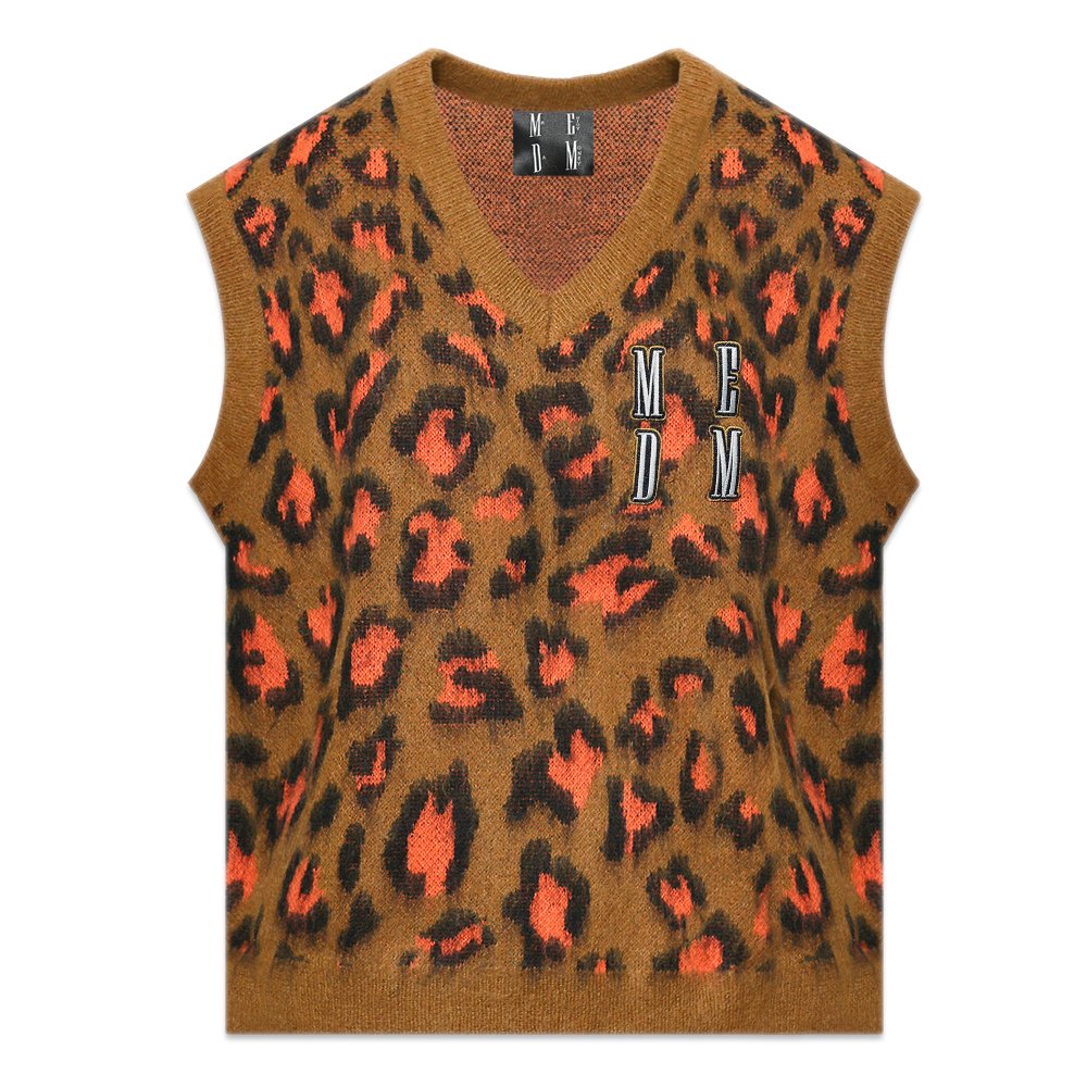 MR.ENJOY DA MONEY (M.E.D.M) / MEDM Leopard Knit Vest