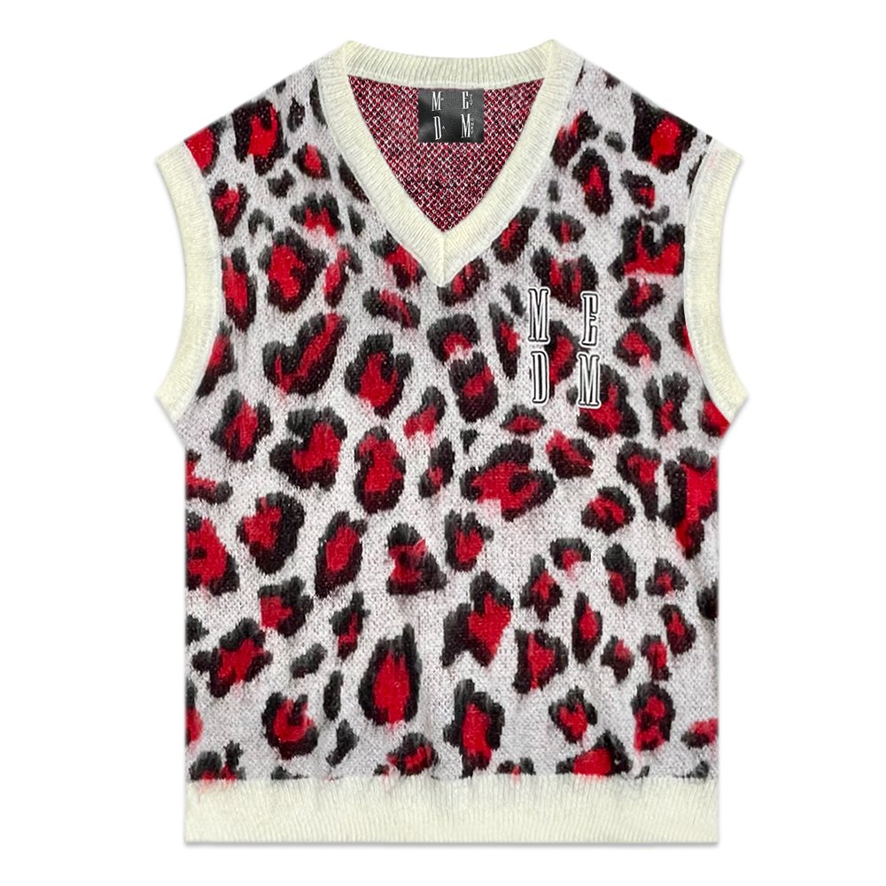 MR.ENJOY DA MONEY (M.E.D.M) / MEDM Leopard Knit Vest