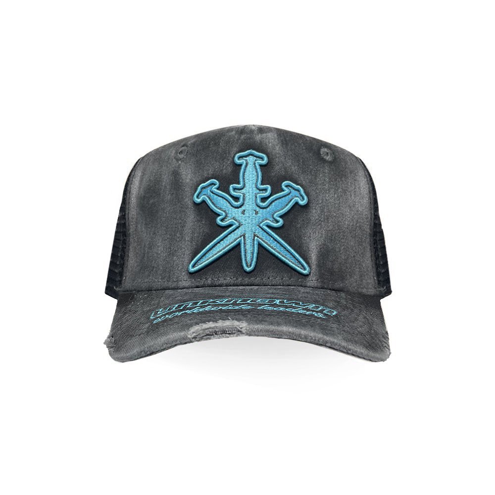 UNKNOWN LONDON / Dagger Embroidery Application Cap