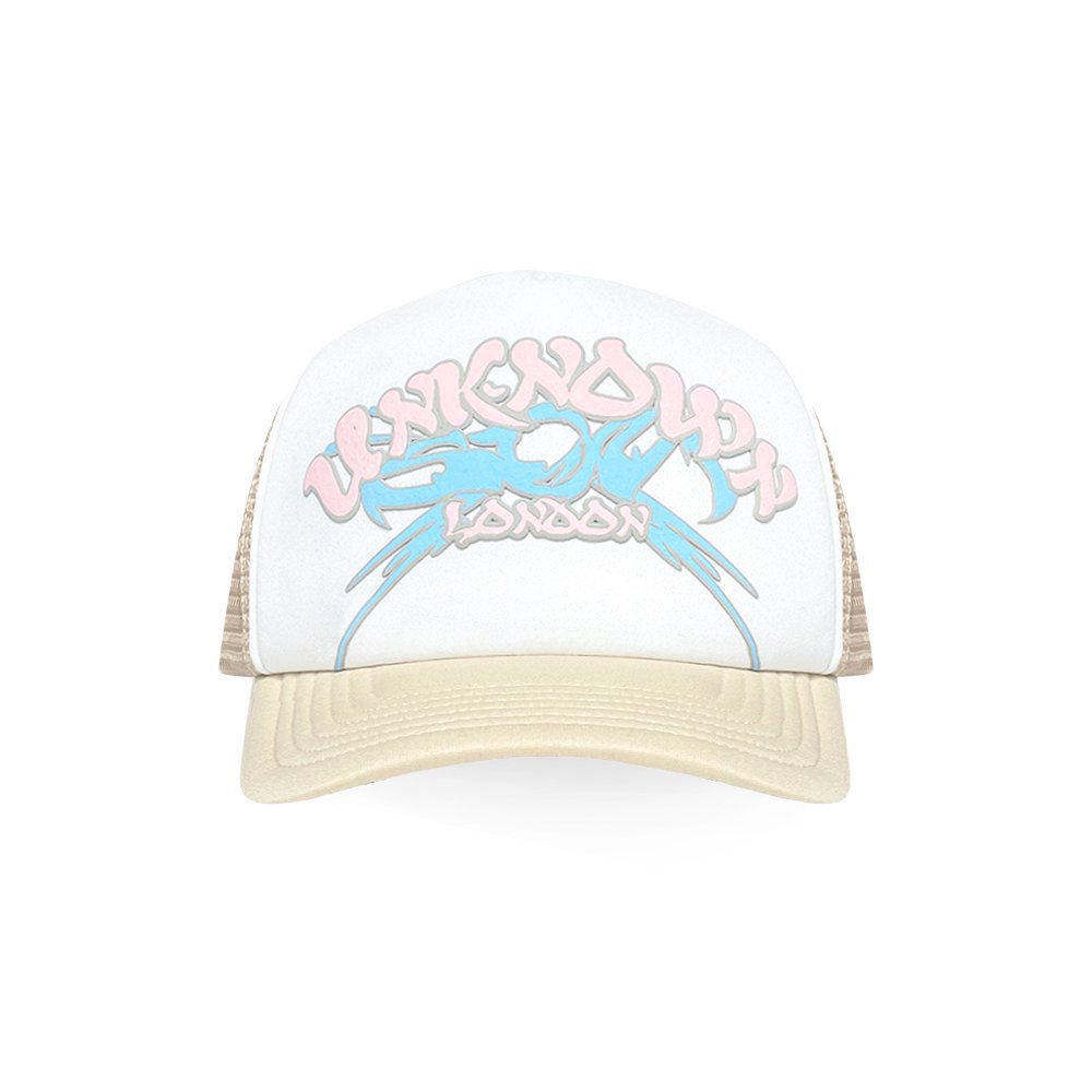 UNKNOWN LONDON / Puff Print Trucker Cap