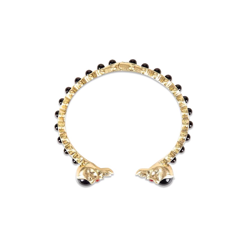 SALUTE ( EVAE MOB) / EVAE Skull Pearl Bangle