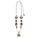 MAISON EMERALD / Orange Lucky Star Smiley Necklace(4)