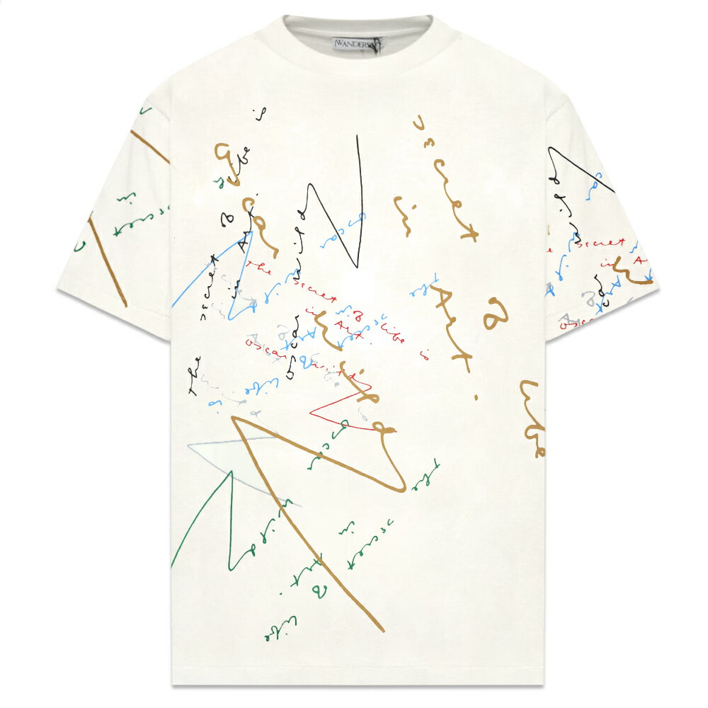 JW ANDERSON / OW Quote Graffiti Oversized T-Shirt