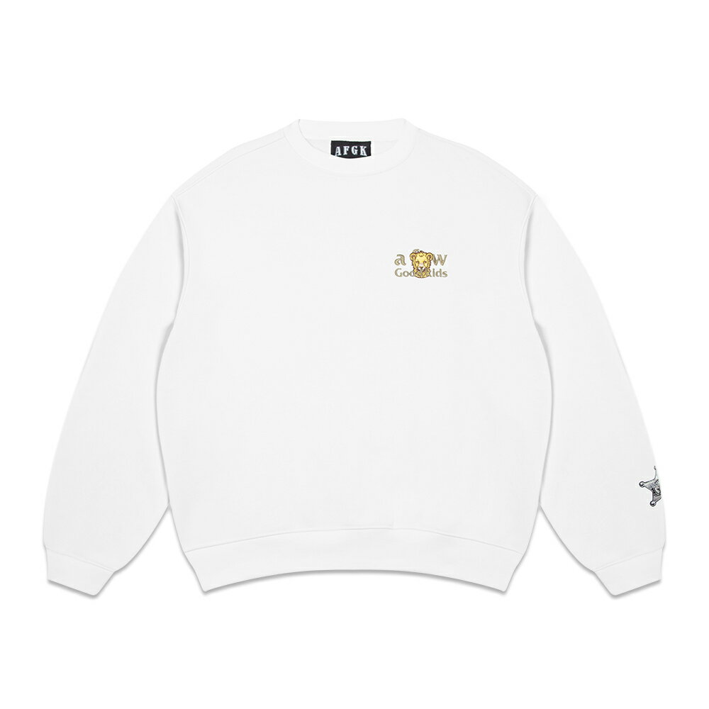 A FEW GOOD KIDS~SATOMI SHIGEMORI / Lion Logo Crew Sweat