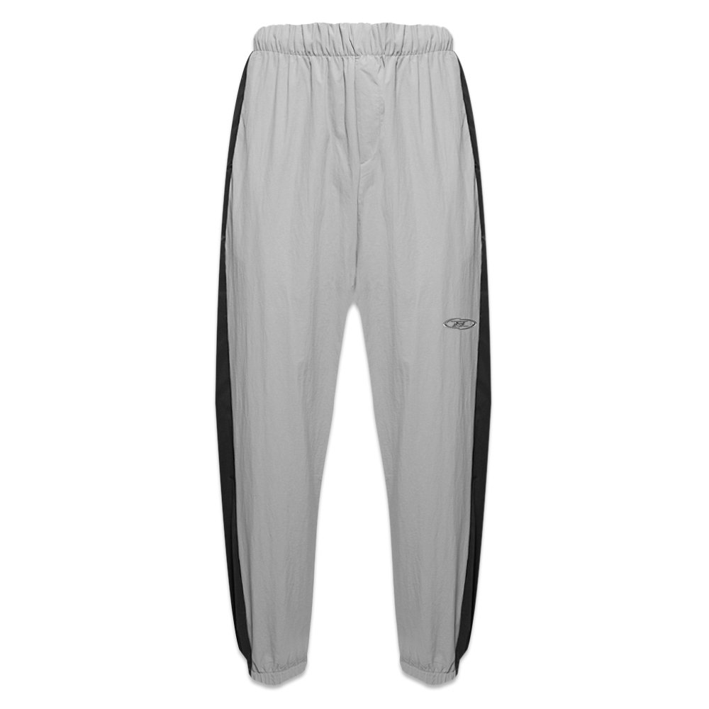 BORN TO WIN / Chrome Nylon Block Pants