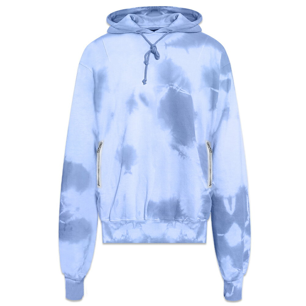 NID DE GUEPES / Tyee Blue Tie Dye Hoodie