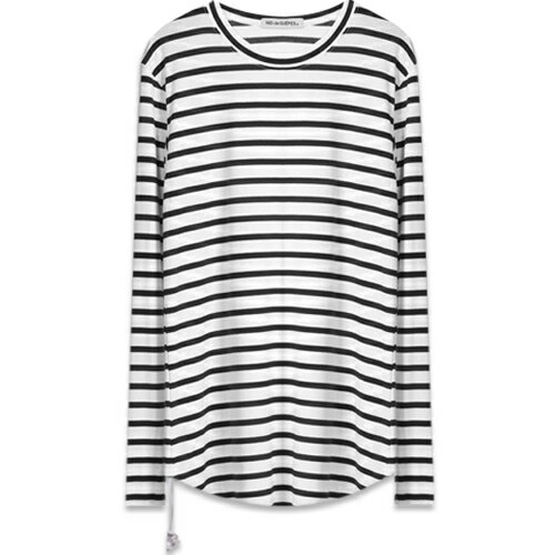 NID DE GUEPES / Laced Mariniere Long Sleeve Tee