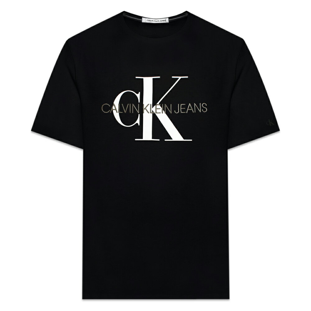 CALVIN KLEIN JEANS / Monogram Logo Box Regular Tee